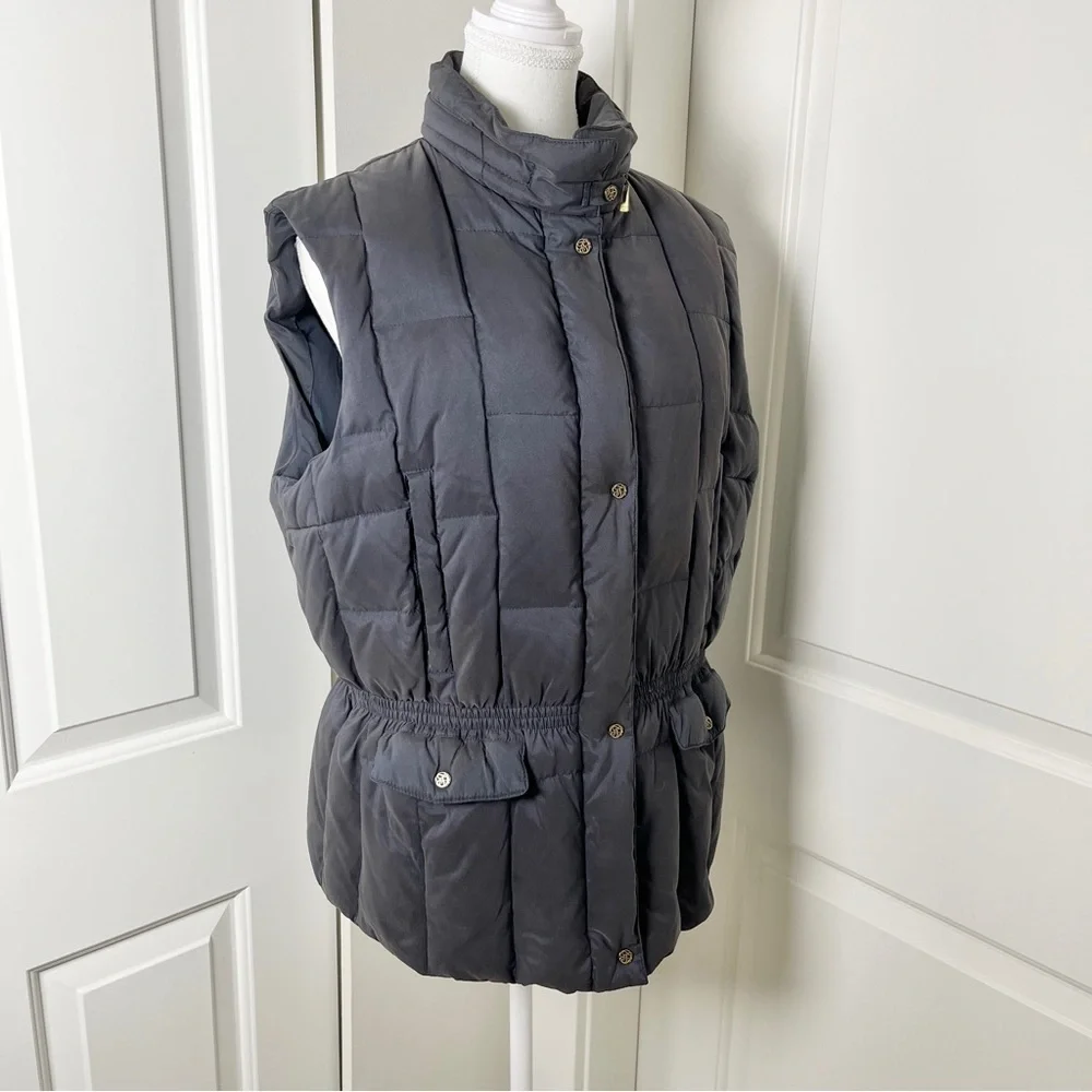 Junge Down-Filled Waisted Body Warmer Gilet w/ Hood & Multiple Pockets, Size 16 - Picture 3 of 16